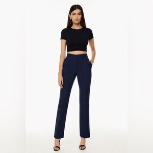 NWT Babaton Publish Pants - Navy Sz 2